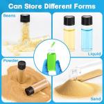 30PCS 4ml Clear Glass Vials with Screw Caps