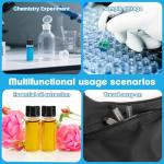 30PCS 4ml Clear Glass Vials with Screw Caps