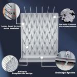 YTFLOT Wall-Mount Lab Drying Rack with 52 Pegs