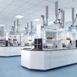 YTFLOT Wall-Mount Lab Drying Rack with 52 Pegs