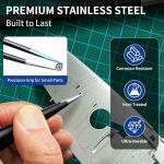 9-Piece Precision ESD Anti-Static Tweezers Set