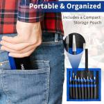 9-Piece Precision ESD Anti-Static Tweezers Set