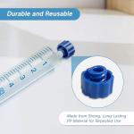50Pcs Luer Lock Caps for Syringes and Bottles