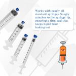 350 Pcs Blue Syringe Tip Caps for Labs