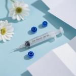 350 Pcs Blue Syringe Tip Caps for Labs