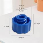 50Pcs Luer Lock Caps for Syringes and Bottles