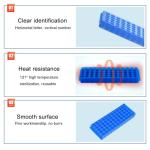 Double Panel Microcentrifuge Tube Rack - 60 Holes