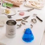 Set of 6 Narrow Mouth Glass Erlenmeyer Flasks