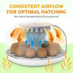 Okkobi M12 Automatic Egg Incubator with Humidity Control