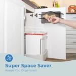 Wall-Mount Glove Holder - Durable Metal Organizer