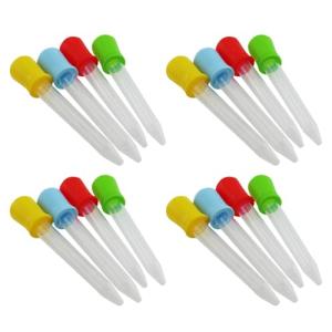 16PCS 5ML Food Grade Silicone Pipettes for Crafts