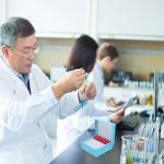 Sky-Blue Microcentrifuge Tube Holder for Freezer Storage