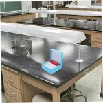 Sky-Blue Microcentrifuge Tube Holder for Freezer Storage