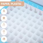 Sky-Blue Microcentrifuge Tube Holder for Freezer Storage