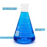 1 Liter Graduated Erlenmeyer Flask with Stopper