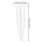 500pcs 1.5ml Conical Centrifuge Tubes with Caps