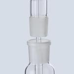 Glass Gas Washing Bottle with Two Bend Tubes