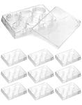 QWORK 6-Well Plastic Tissue Culture Plates, 10 Pcs