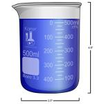 500ml Low Form Beaker, Borosilicate Glass, Graduated