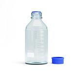 1000ml Borosilicate Glass Storage Bottles - 2pcs