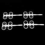 Optometry Plastic Flip Trial Lens Set - 4 Pcs