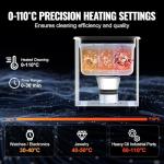 VEVOR 2L Sonic Cleaner with Heater and Timer