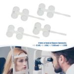 Optometry Plastic Flip Trial Lens Set - 4 Pcs