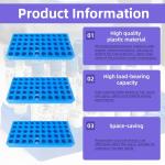 4 Pack Vial Rack with Numbered Labels for HPLC