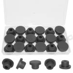 18 Pcs Silicone Rubber Plugs for 15.5mm Holes