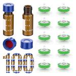 10 Pack Sterile PES Filters and 100 HPLC Vials