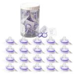Sterilized PVDF Syringe Filters 20 Pack, 0.22 um