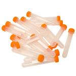 20 Pack 15ml Orange Centrifuge Tubes with Caps