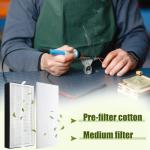 LemonRoad 4 Pack Filter Refills for Fume Extractor