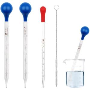 10Ml Glass Pipettes with Rubber Caps and Brush