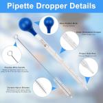 10Ml Glass Pipettes with Rubber Caps and Brush