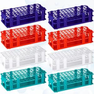 Plastic Test Tube Rack Holder - 8 Pcs Set