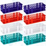 Plastic Test Tube Rack Holder - 8 Pcs Set
