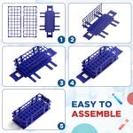 Plastic Test Tube Rack Holder - 8 Pcs Set