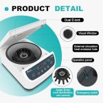 JOANLAB Digital Benchtop Centrifuge 12-Place