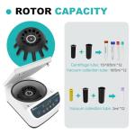 JOANLAB Digital Benchtop Centrifuge 12-Place