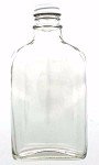 200 ml Glass Flask with Metal Screw Cap