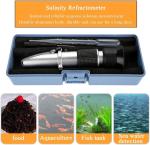 BOWONG Salinity Refractometer for Aquariums 0-100 PPT