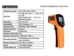 Non-Contact Infrared Thermometer Gun for Cooking
