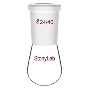 StonyLab 10mL Borosilicate Heavy Wall Recovery Flask