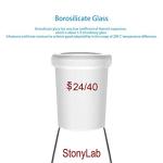 StonyLab 10mL Borosilicate Heavy Wall Recovery Flask