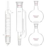Soxhlet Extraction Kit with Borosilicate Glass Flasks