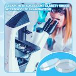 60 Pack Clear Plastic Petri Dishes with Lids