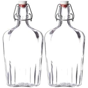 Bormioli Rocco Fiaschetta Glass Pocket Flask Set