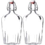 Bormioli Rocco Fiaschetta Glass Pocket Flask Set