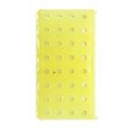 Yellow 4-Way Plastic Test Tube Rack